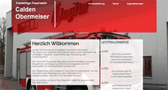 Desktop Screenshot of feuerwehr-obermeiser.de
